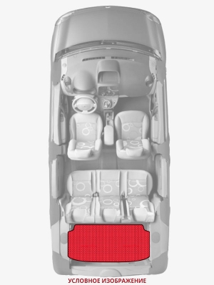 ЭВА коврики «Queen Lux» багажник для Honda Insight (3G)